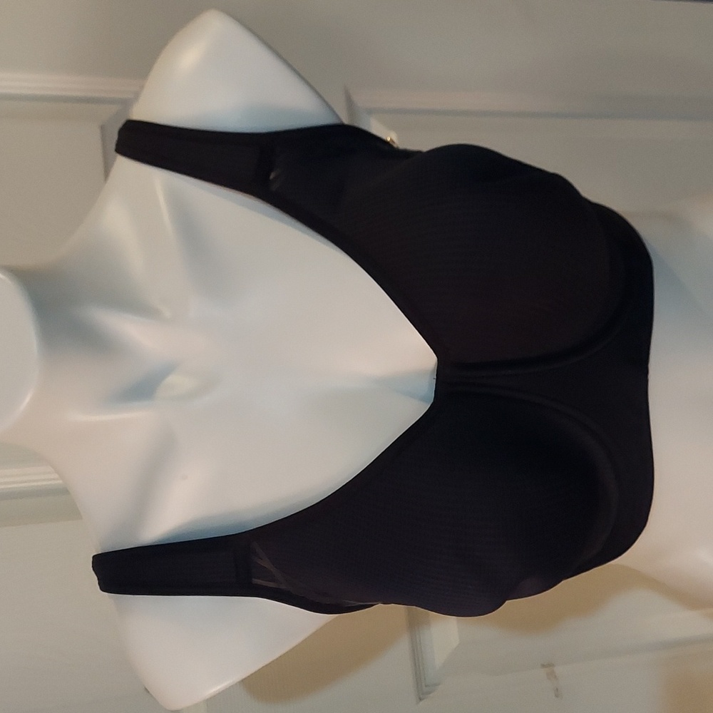 NEW Bare Necessities Body Up Black Sports Bra 34G